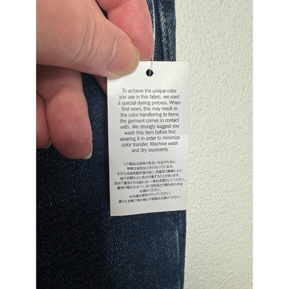 Lands End Boys Small Iron Knee Stretch Pull On Jeans Dark Wash Denim NWT - Picture 7 of 13